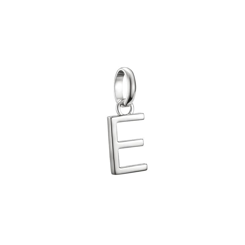 Thomas Sabo Sparkling Silver Letter E Connect Charm