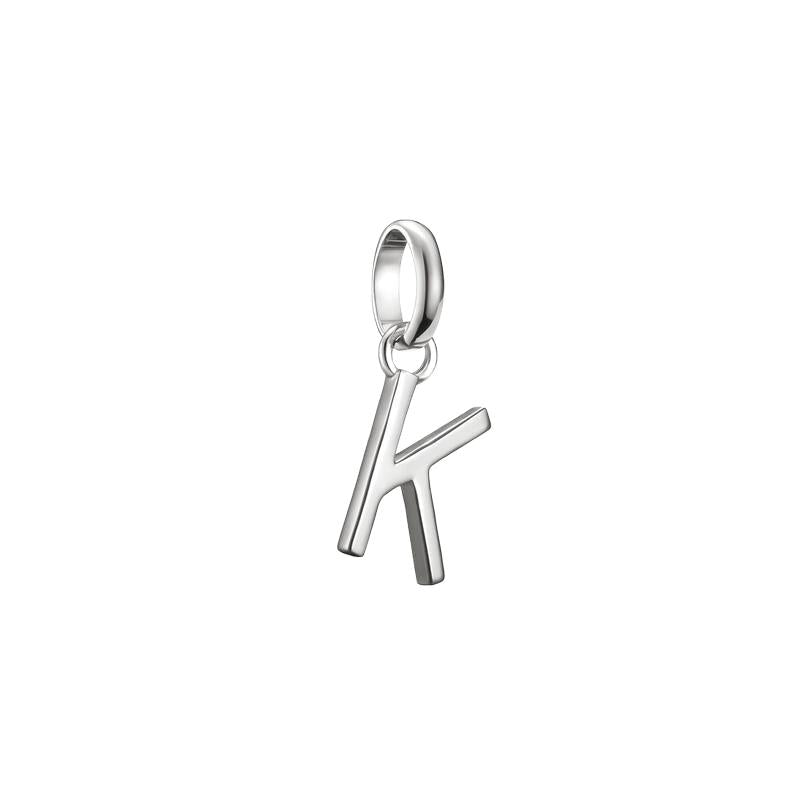 Thomas Sabo Sparkling Silver Letter K Connect Charm
