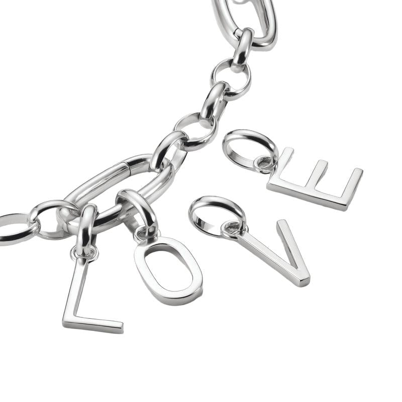 Thomas Sabo Sparkling Silver Letter O Connect Charm
