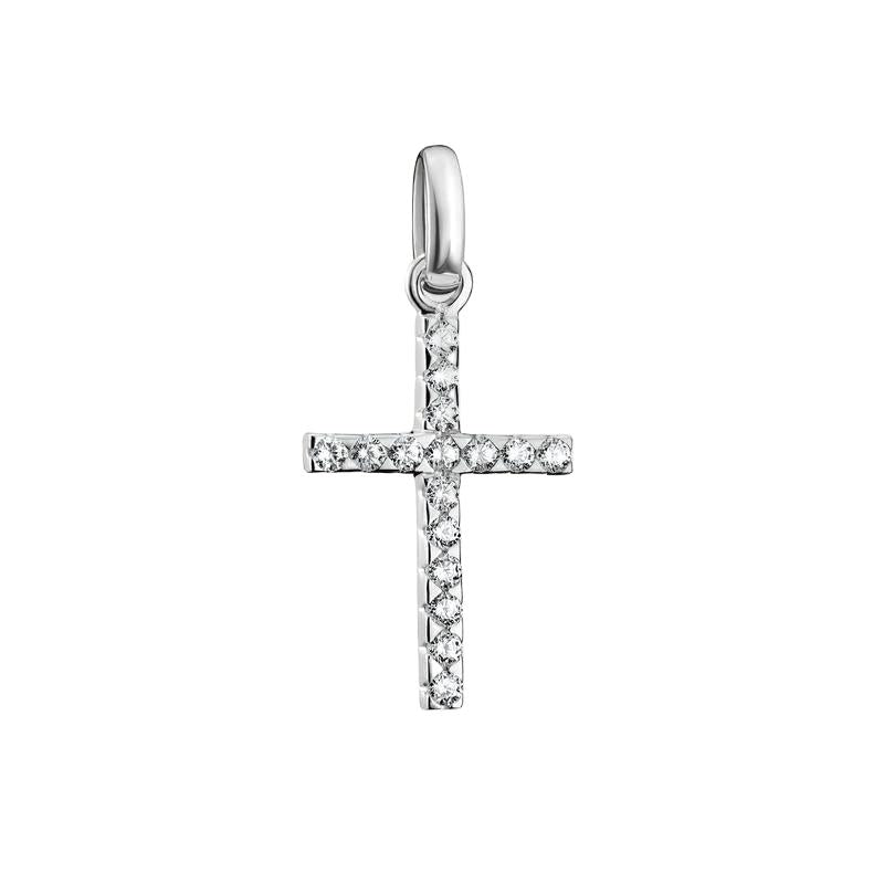 Thomas Sabo Sparkling Sterling Silver Cross Charm