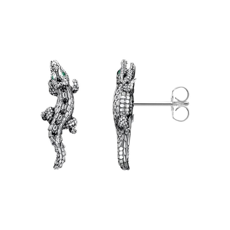 Thomas Sabo Sterling Silver Crocodile Stud Earrings