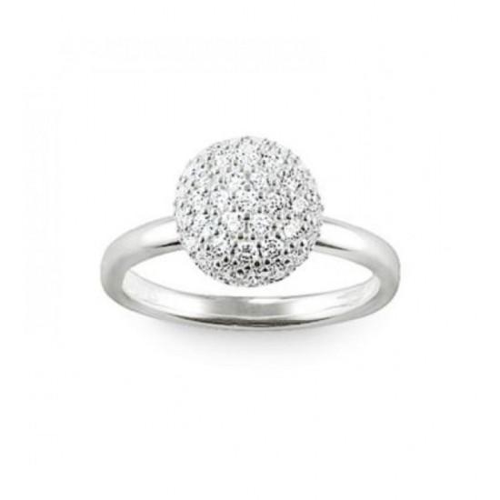 Thomas Sabo Sterling Silver Cubic Zirconia Cluster Ring