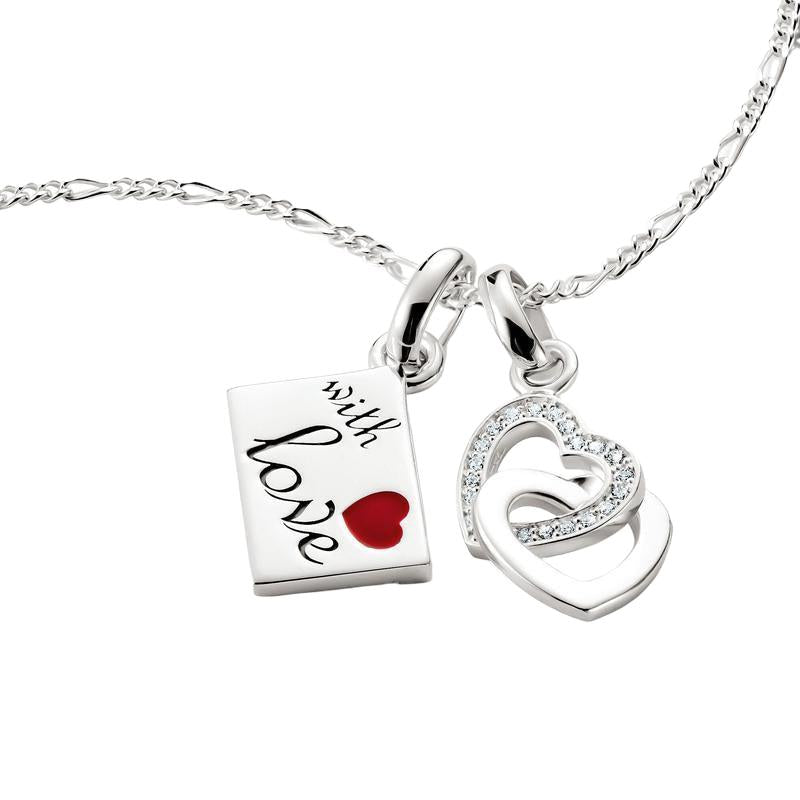 Thomas Sabo Sterling Silver Intertwined Hearts Connect Charm