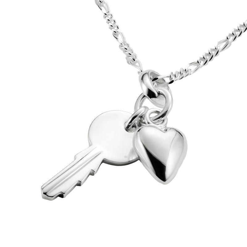 Thomas Sabo Sterling Silver Key and Heart Connect Charm