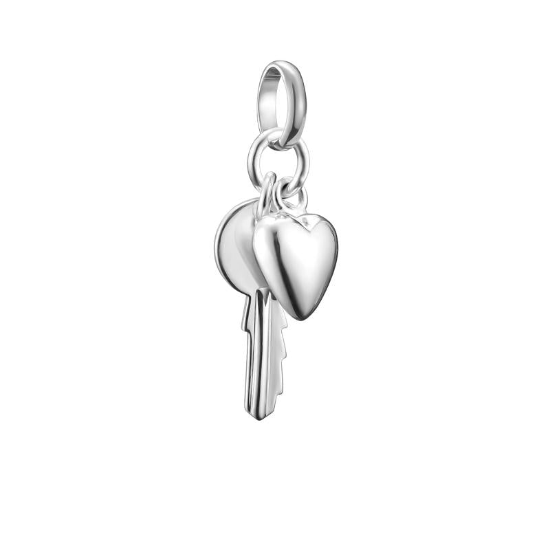 Thomas Sabo Sterling Silver Key and Heart Connect Charm