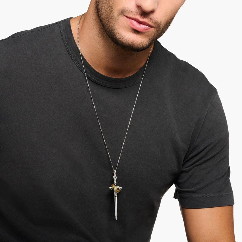 Thomas Sabo Sword and Crown Pendant