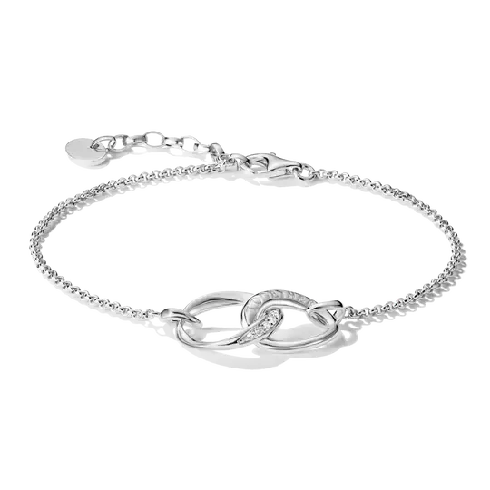 Thomas Sabo Together Sterling Silver Bracelet with White Zirconia