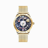 Thomas Sabo Watch Cosmic Amulet with Dial in dark Blue Yellow Gold-coloured