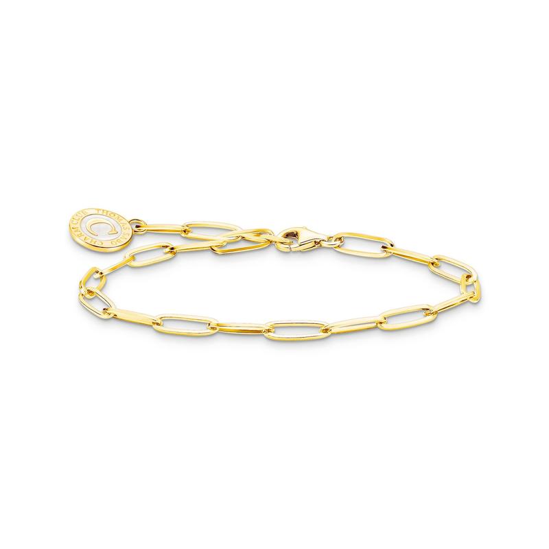 Thomas Sabo Yellow‑Gold Plated Charm Bracelet