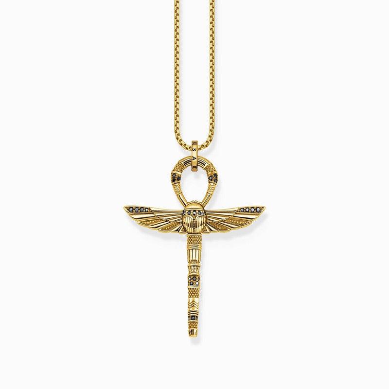Thomas Sabo Yellow-Gold plated Pendant in Shape of Ankh Symbol