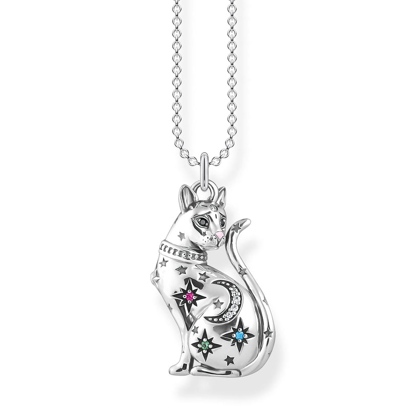 Thomas Sabo necklace cat constellation silver