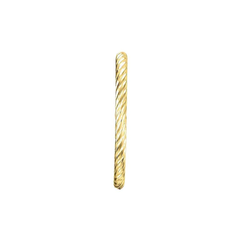 Dainty Thomas Sabo cord ring in 18k yellow gold-plated sterling silver with a delicate, elegant twisted design.