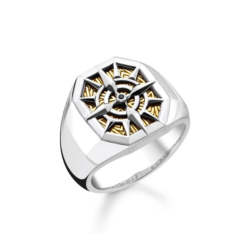 Thomas Sabo ring compass gold