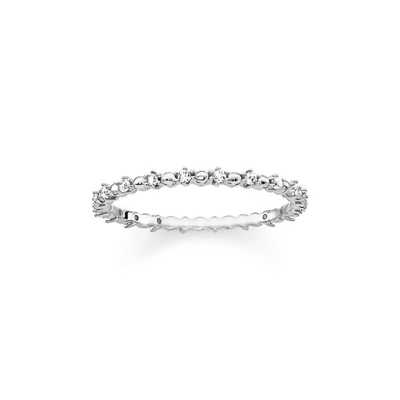 Thomas Sabo ring dots with white stones