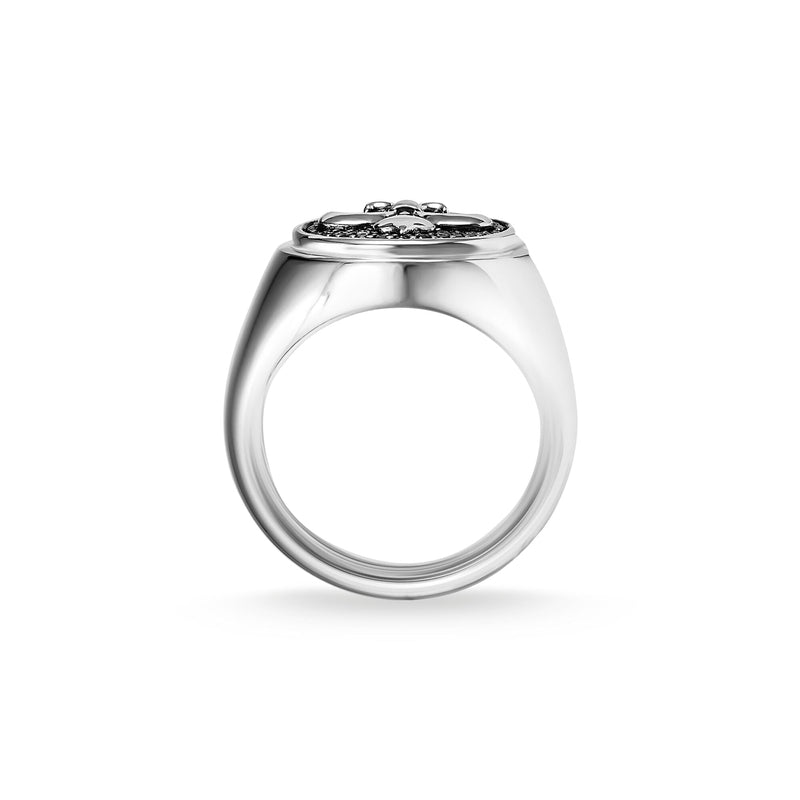 Thomas Sabo signet ring bourbon lily