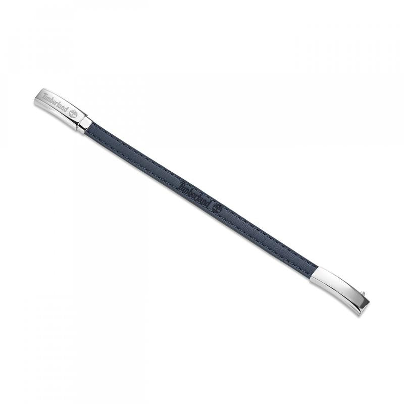 Timberland Amity Blue Leather Bracelet