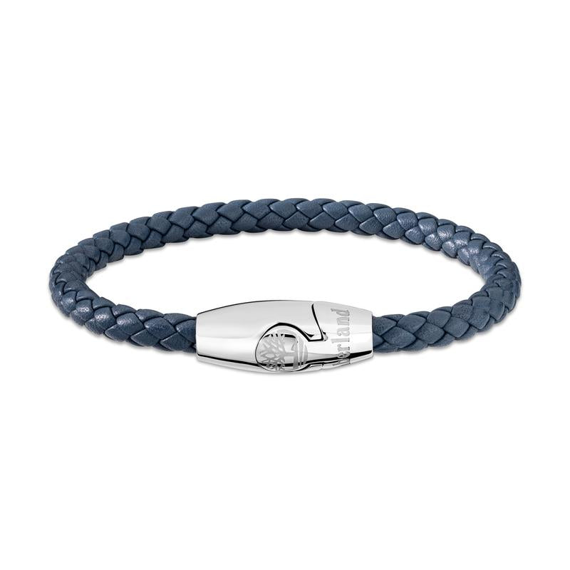 Timberland Bacari Stainless Steel Leather Bracelet