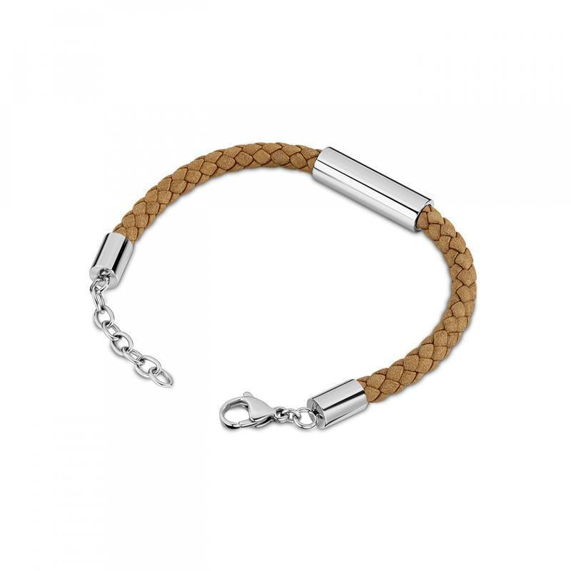 Timberland Baxter Lake Brown Leather Bracelet