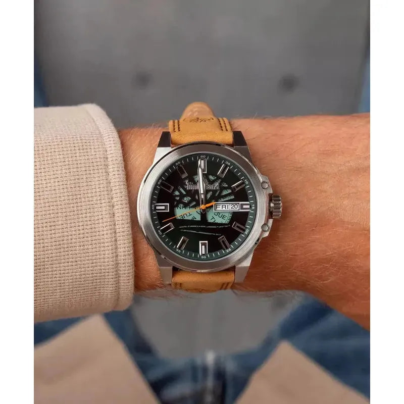 Timberland Canfield Green Dial Men's Watch