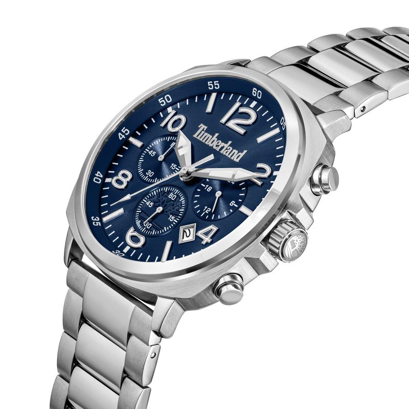 Timberland Denny's Bay Blue/Silver Chronograph Watch