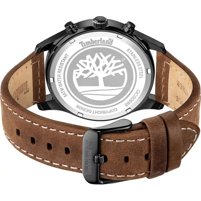 Timberland Killington Peak Leather Strap Multifunction Watch