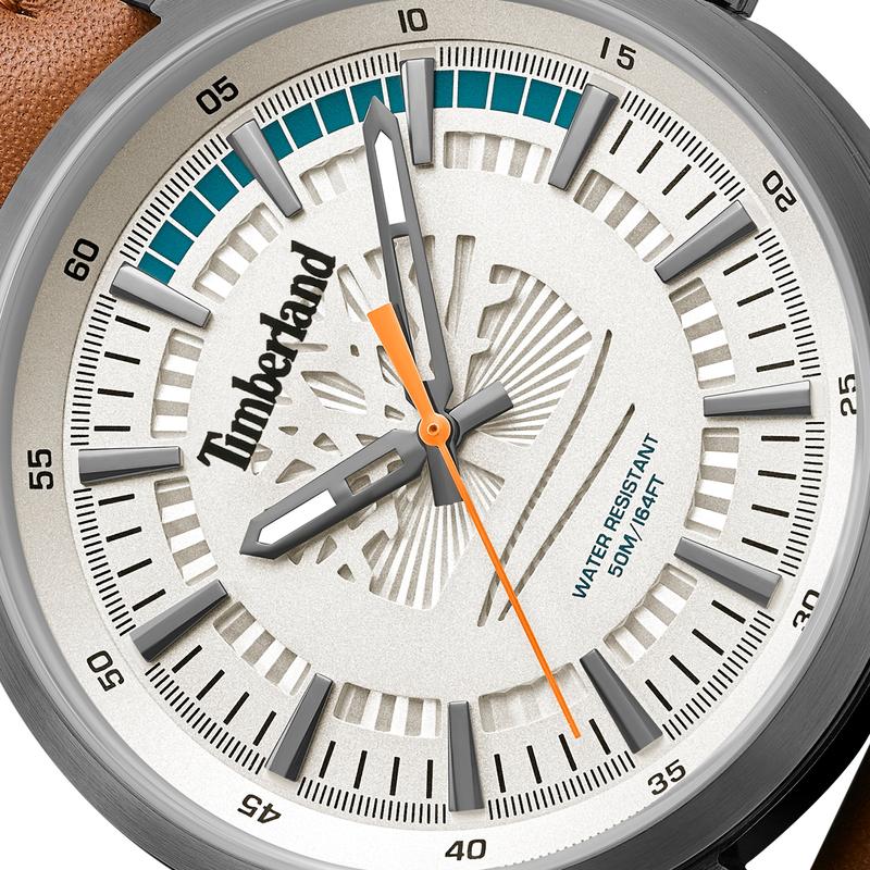 Timberland Lanigan Brown Leather Quartz Watch