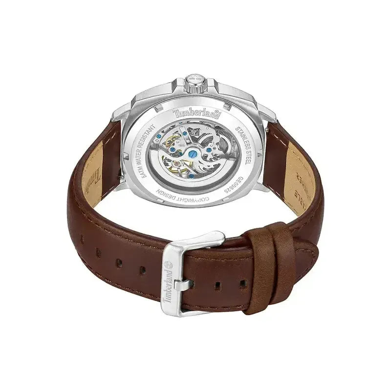 Timberland Men's Williston Stainless Steel Leather Watch