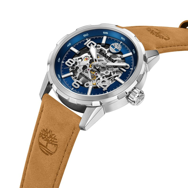 Timberland Montville Automatic Tan Leather Strap
