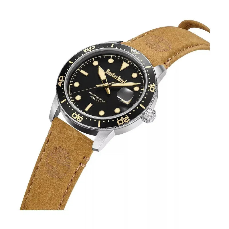 Timberland Peatfield Men's Watch Set with Leather and Fabric Straps