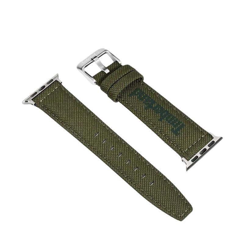 Timberland Sapo Khaki Green Leather Watch Strap