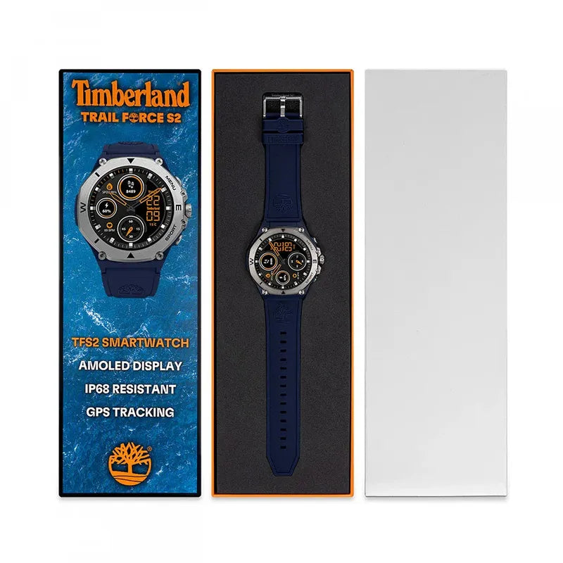 Timberland Trailforce S2 Smartwatch with Blue Rubber Band