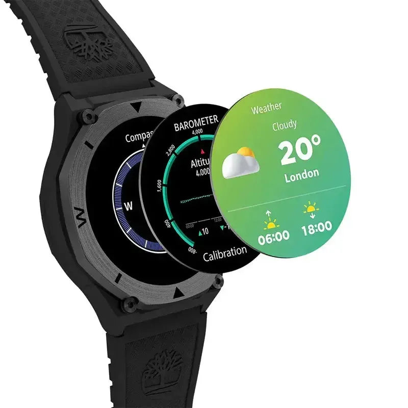 Timberland Trailforce S2 Smartwatch with Blue Rubber Band