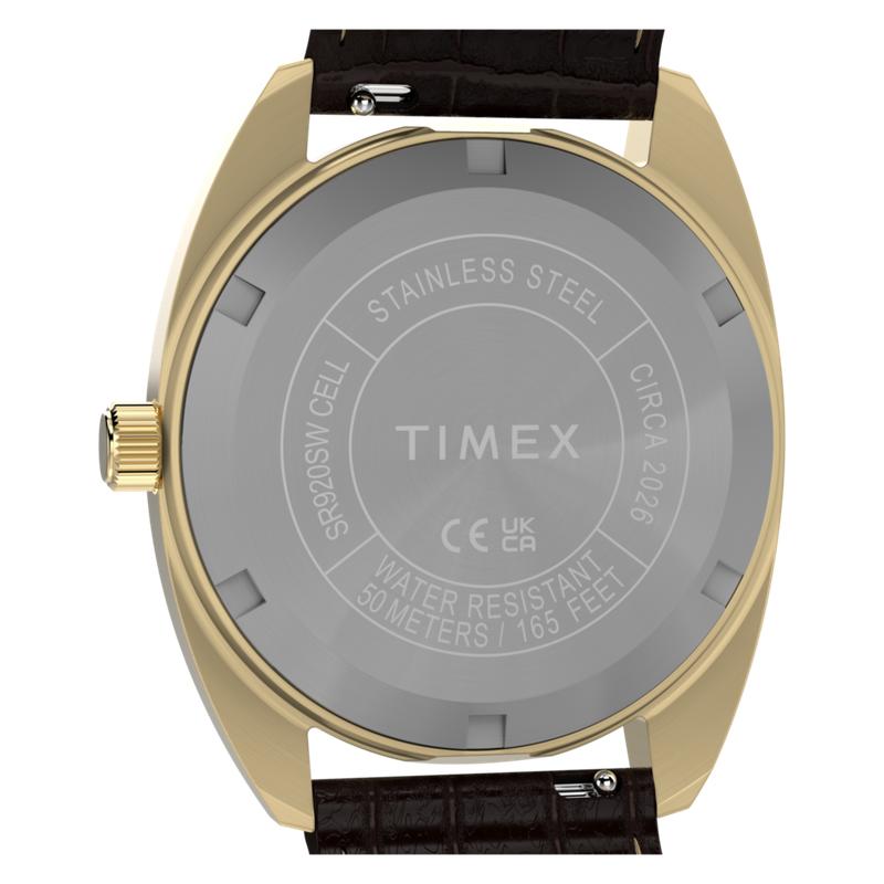 Timex 1976 Rotary Phone Dial Reissue Leather Strap Watch