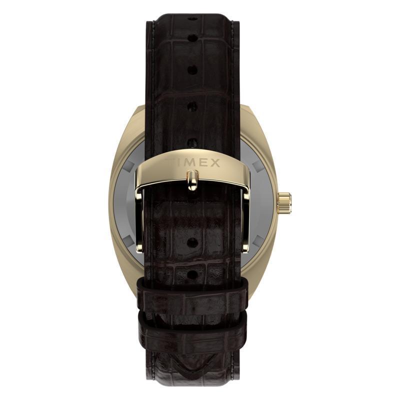 Timex 1976 Rotary Phone Dial Reissue Leather Strap Watch
