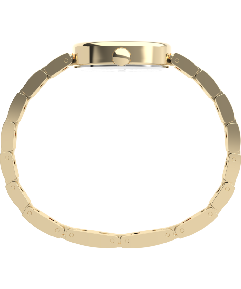 Timex Cavatina Stainless Steel Bracelet Watch White Gold-Tone