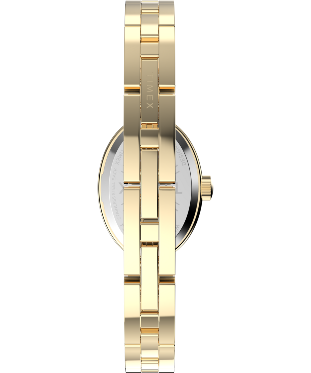 Timex Cavatina Stainless Steel Bracelet Watch White Gold-Tone