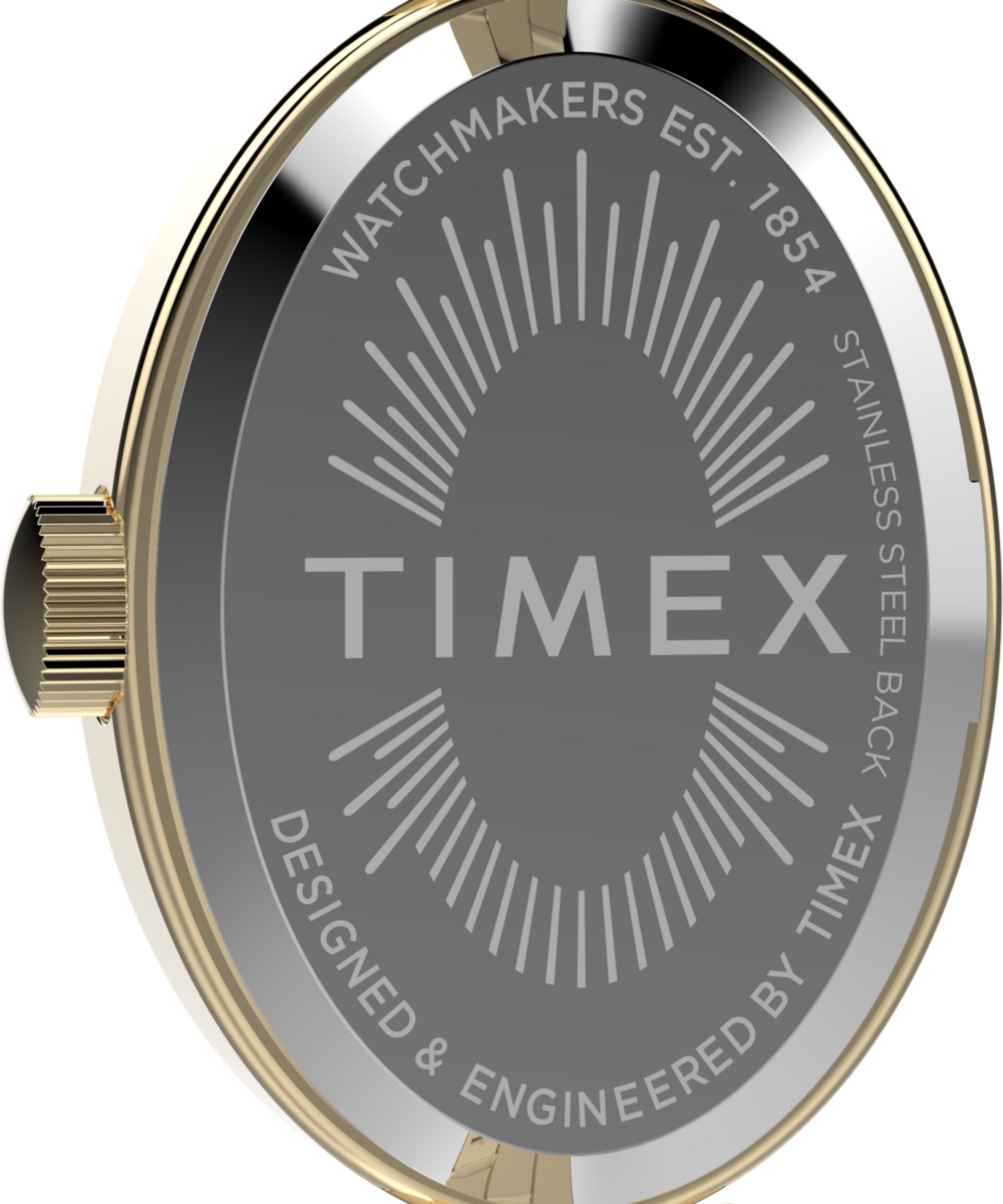 Timex Cavatina Stainless Steel Bracelet Watch White Gold-Tone