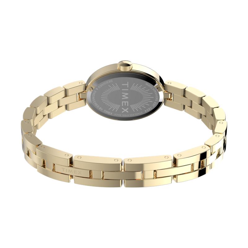Timex Cavatina Stainless Steel Bracelet Watch White Gold-Tone