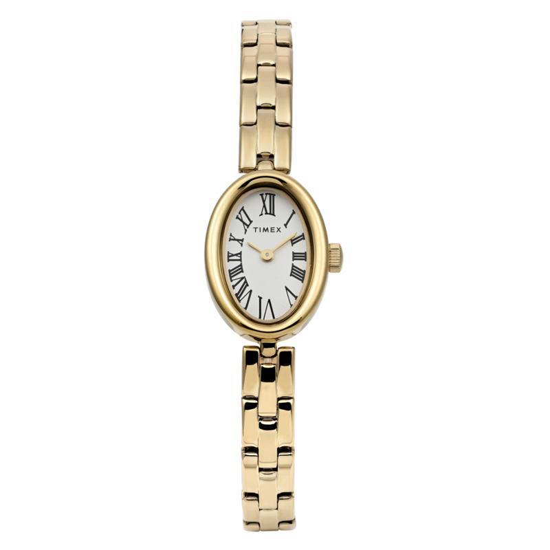 Timex Cavatina Stainless Steel Bracelet Watch White Gold-Tone