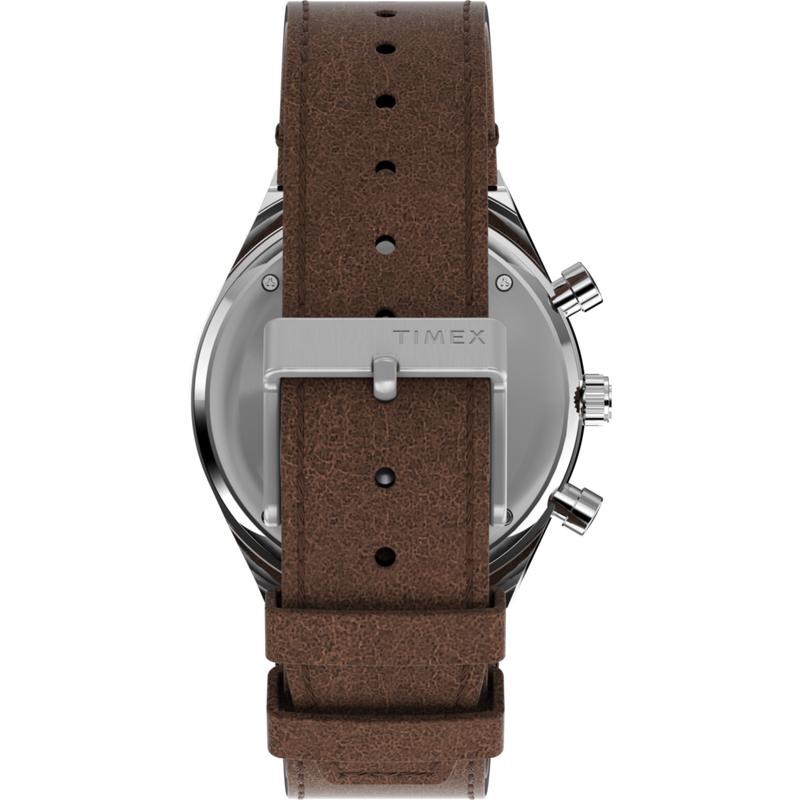 Timex Chronograph Leather Strap Watch