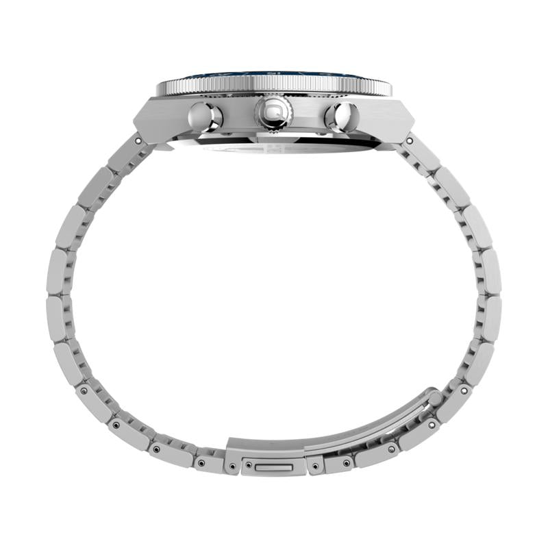 Timex Continental Chronograph Stainless Steel Bracelet Watch