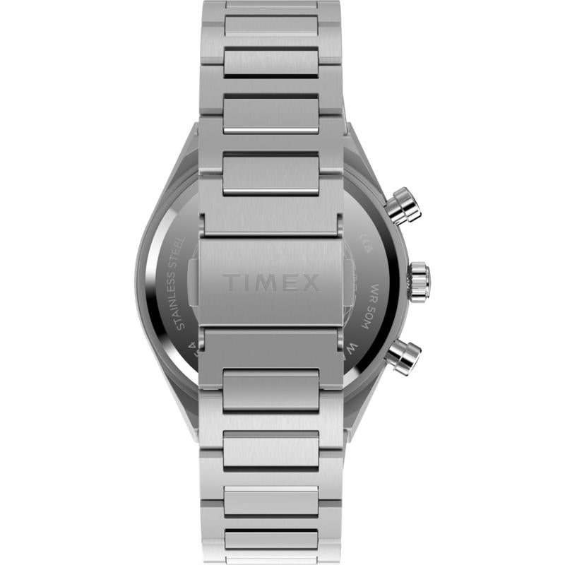 Timex Continental Chronograph Stainless Steel Bracelet Watch