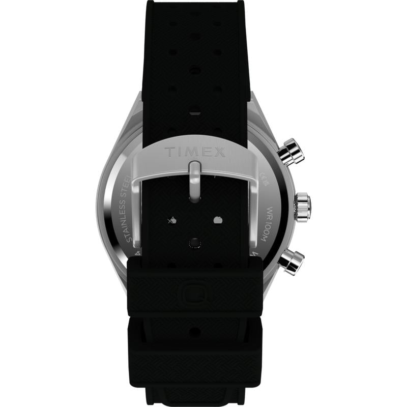 Timex Continental Chronograph Synthetic Rubber Strap Watch