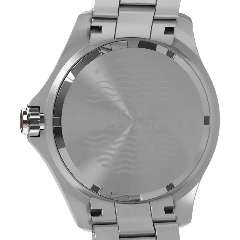 Timex Deepwater Meridian Quartz Blue Dial Steel Strap Men's Watch