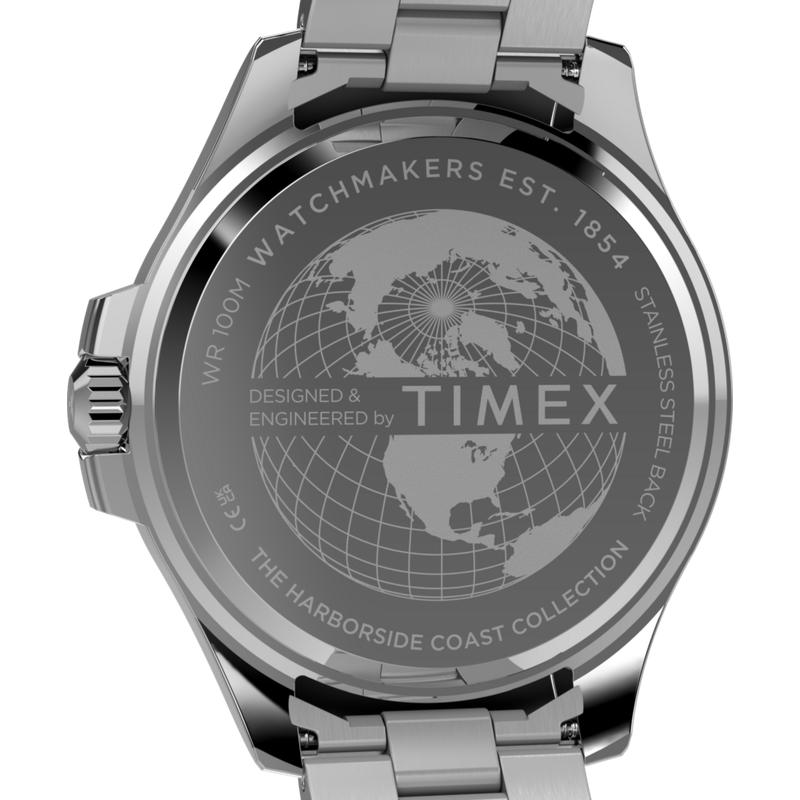 Timex Harborside Coast Multifunction Stainless Steel Bracelet Watch