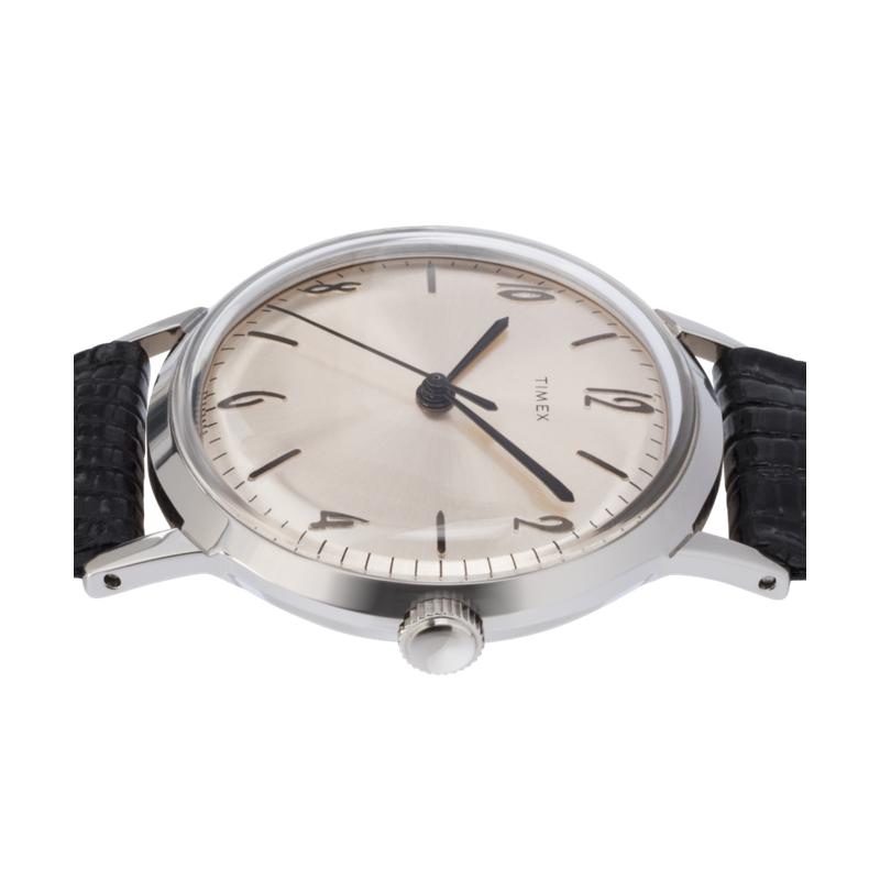 Timex Marlin 1965 Hand-Wound Leather Strap Watch