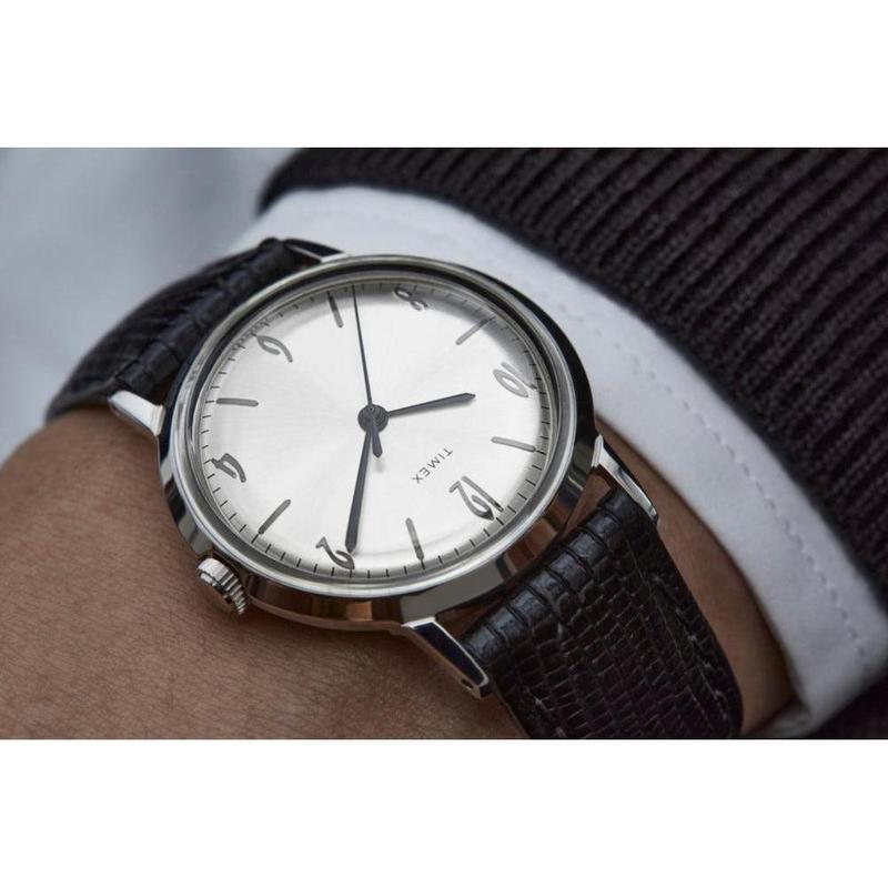 Timex Marlin 1965 Hand-Wound Leather Strap Watch