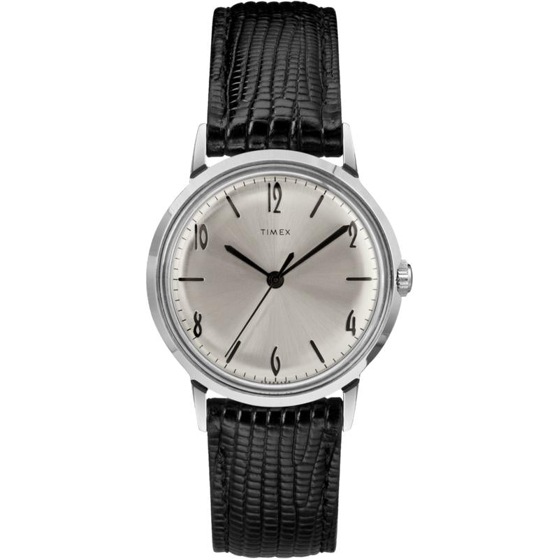 Timex Marlin 1965 Hand-Wound Leather Strap Watch