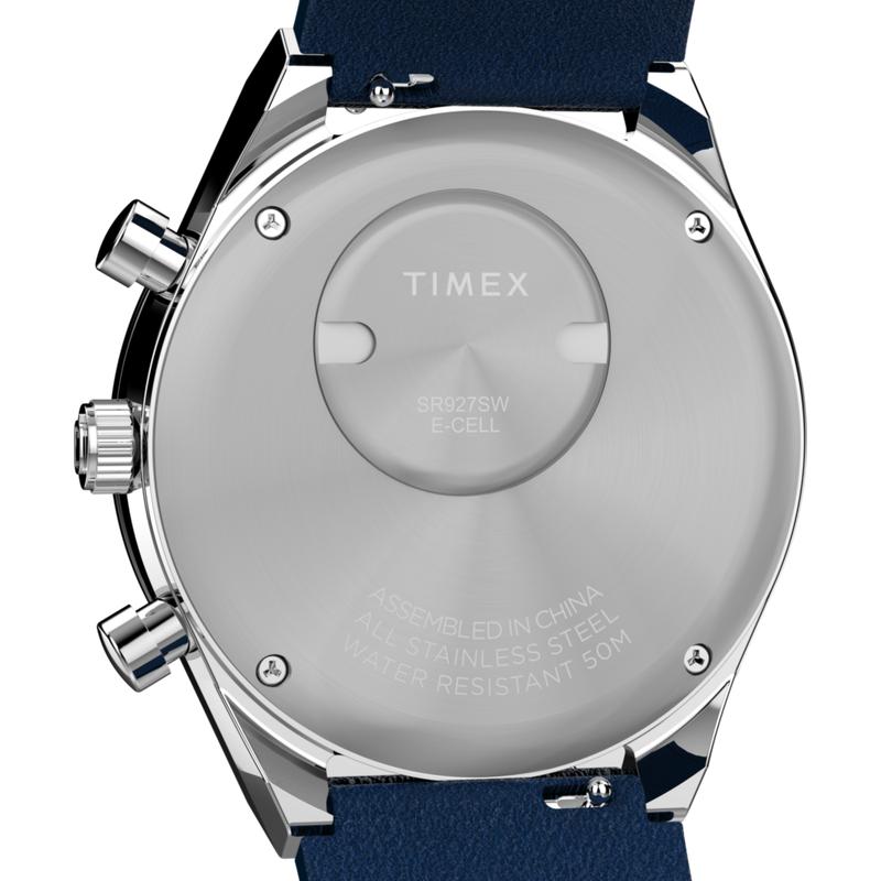 Timex Q Chronograph Leather Strap Men's Watch