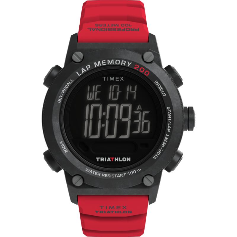 Timex TimTriathlon 200 Lap Silicone Strap Watch